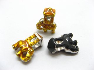 50 Alloy Charms European Elephant Beads ac-sp455